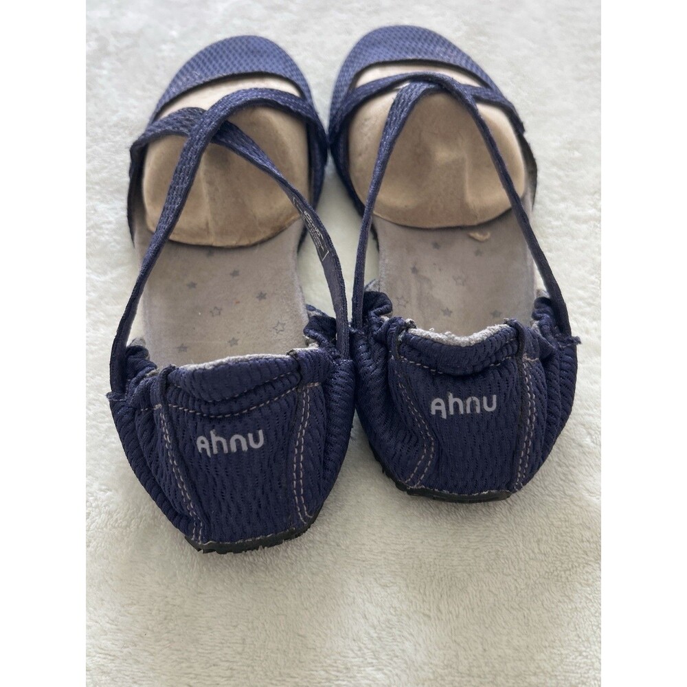 Ahnu Women's Good Karma Mesh Ballet Flats Mary Jane Shoes Size 8 Blue Vegan - Picture 4 of 9